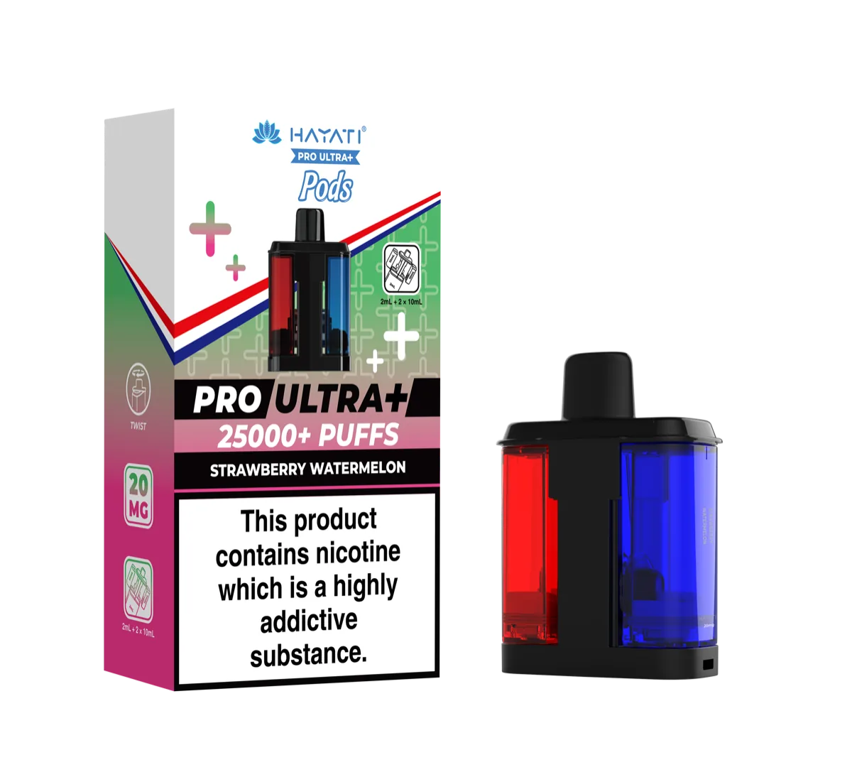 Strawberry Watermelon Hayati Pro Ultra Plus Pods