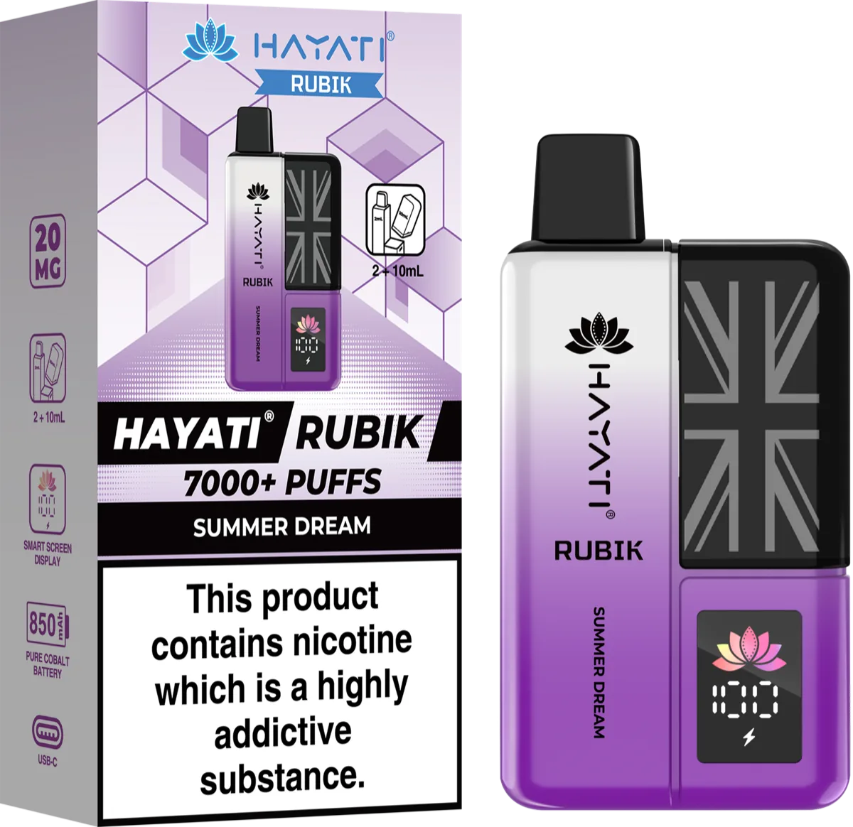 Summer Dream Hayati Rubik Prefilled Pod Kit