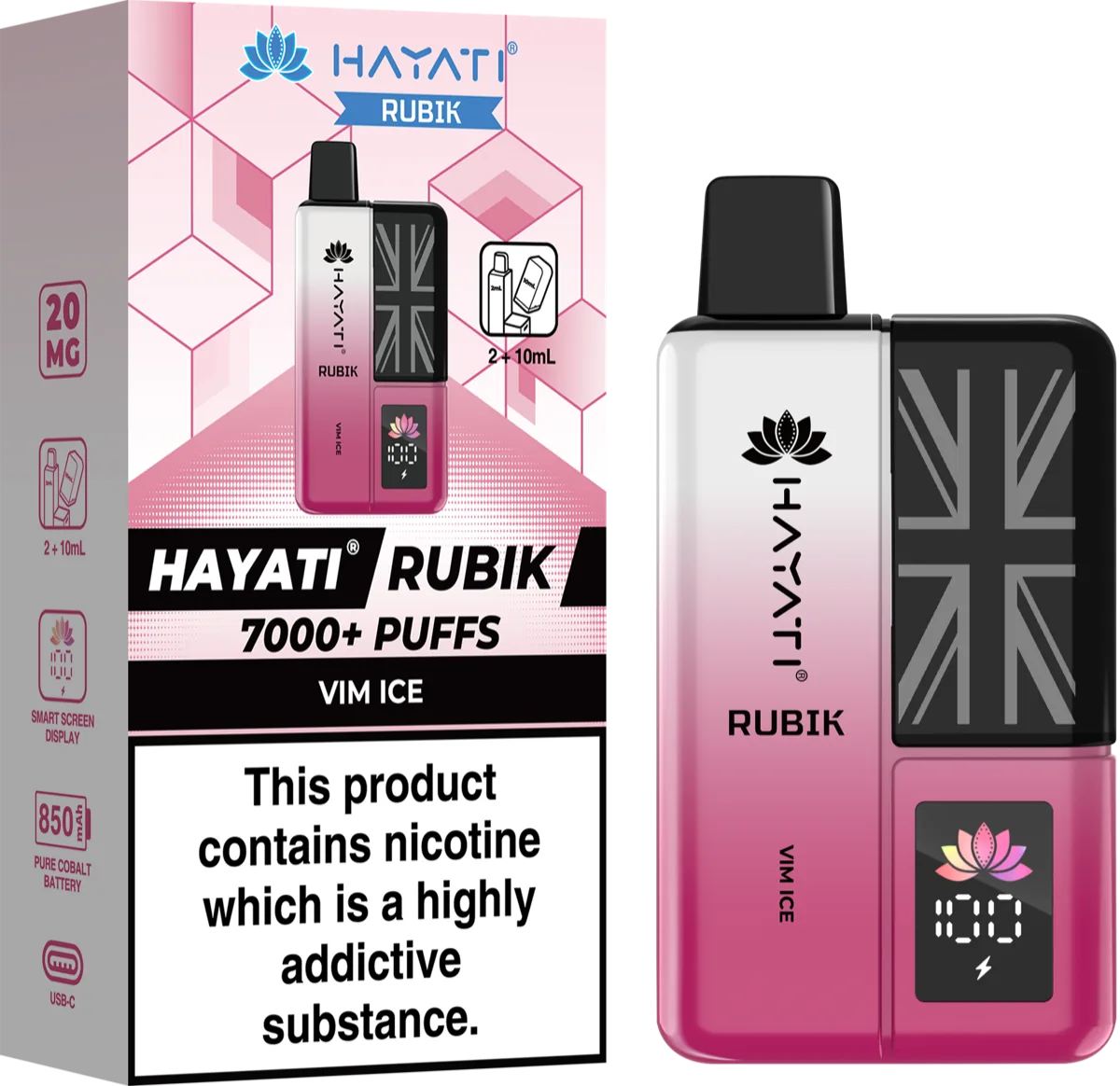 Vim Ice Hayati Rubik Prefilled Pod Kit