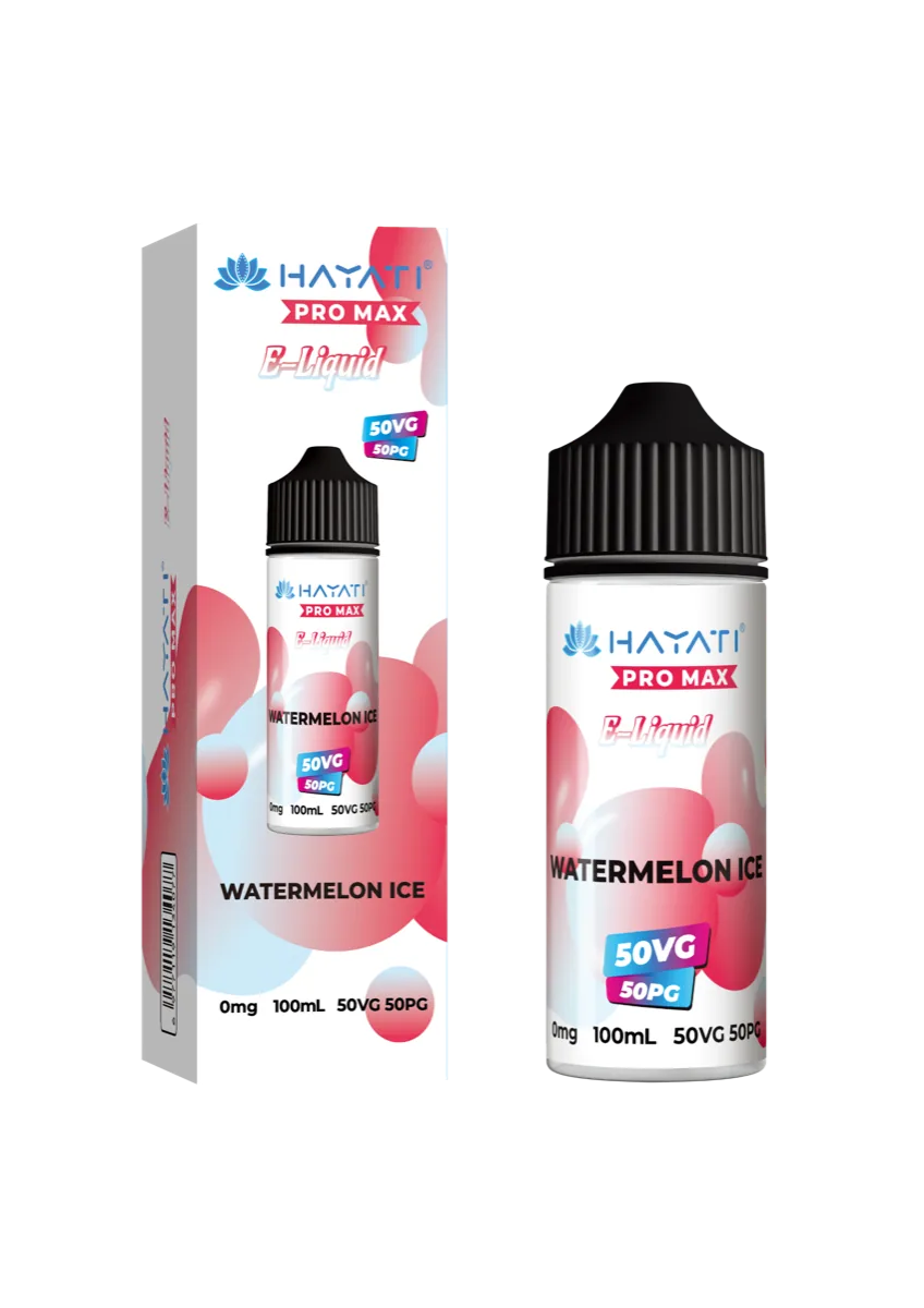 Watermelon Ice Hayati Pro Max 50/50 Shortfill E-Liquid