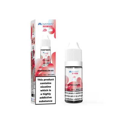 Watermelon Ice Hayati Pro Max nic salt, 10ml bottle and box, 10mg