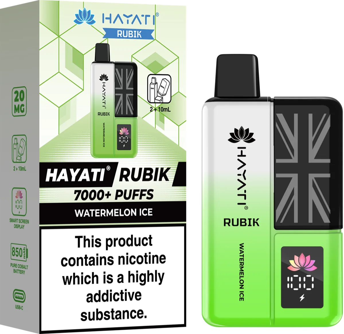Watermelon Ice Hayati Rubik Prefilled Pod Kit