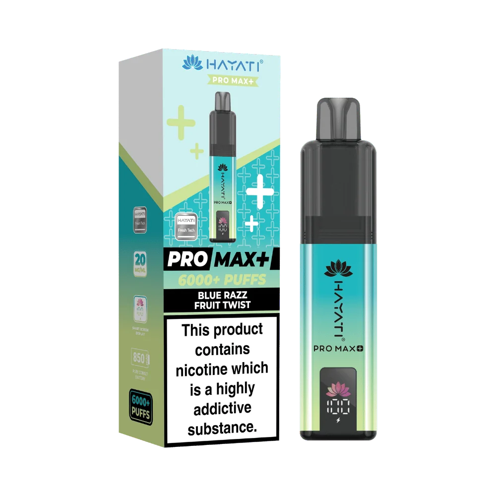 Blue Razz Fruit Twist Hayati Pro Max Plus 6000 Pod Kit