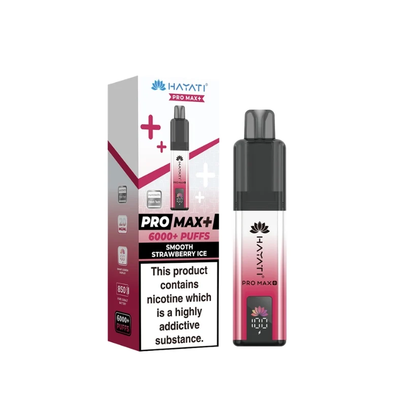 Smooth Strawberry Ice Hayati Pro Max Plus 6000 Pod Kit